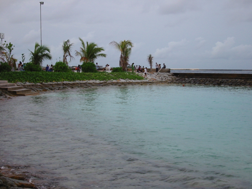 몰디브, 말레, 야외수영장