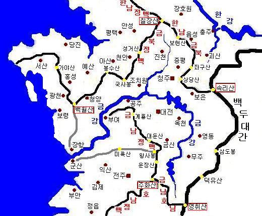 금남정맥 이미지