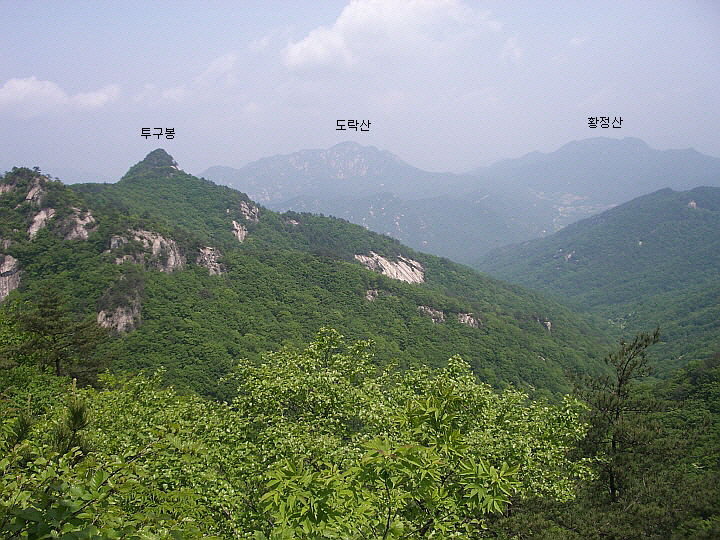 감투봉 정상 전망 이미지
