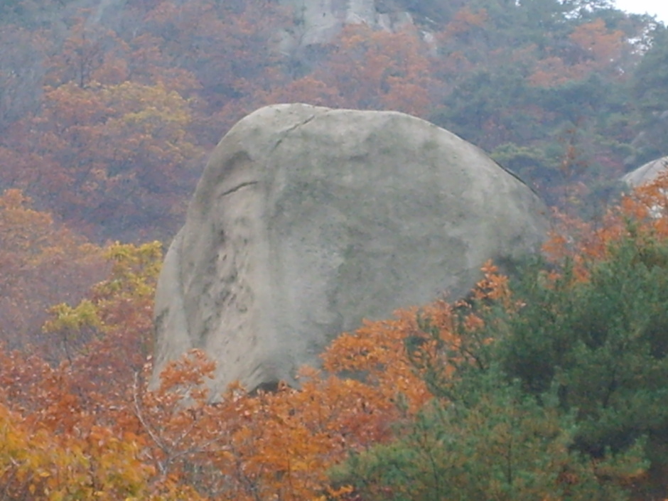 북한산 암각화 불상