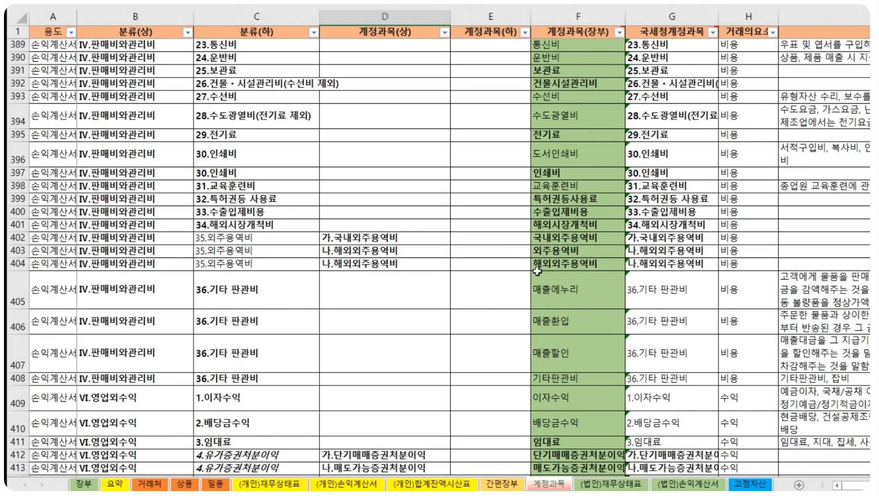 사업의 기초] 회계(장부)3_10일 차