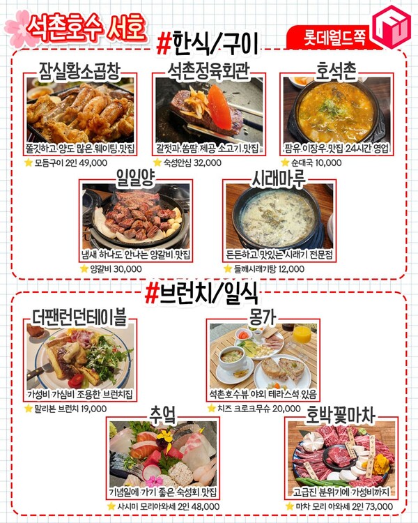 일일양 석촌호수 이미지