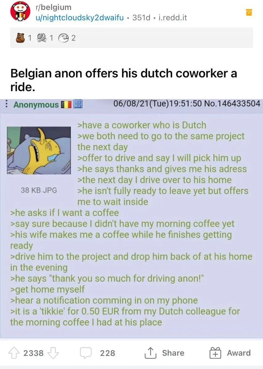 스웨덴에게 지지않는 더치페이의 원조 네덜란드인 | 인스티즈