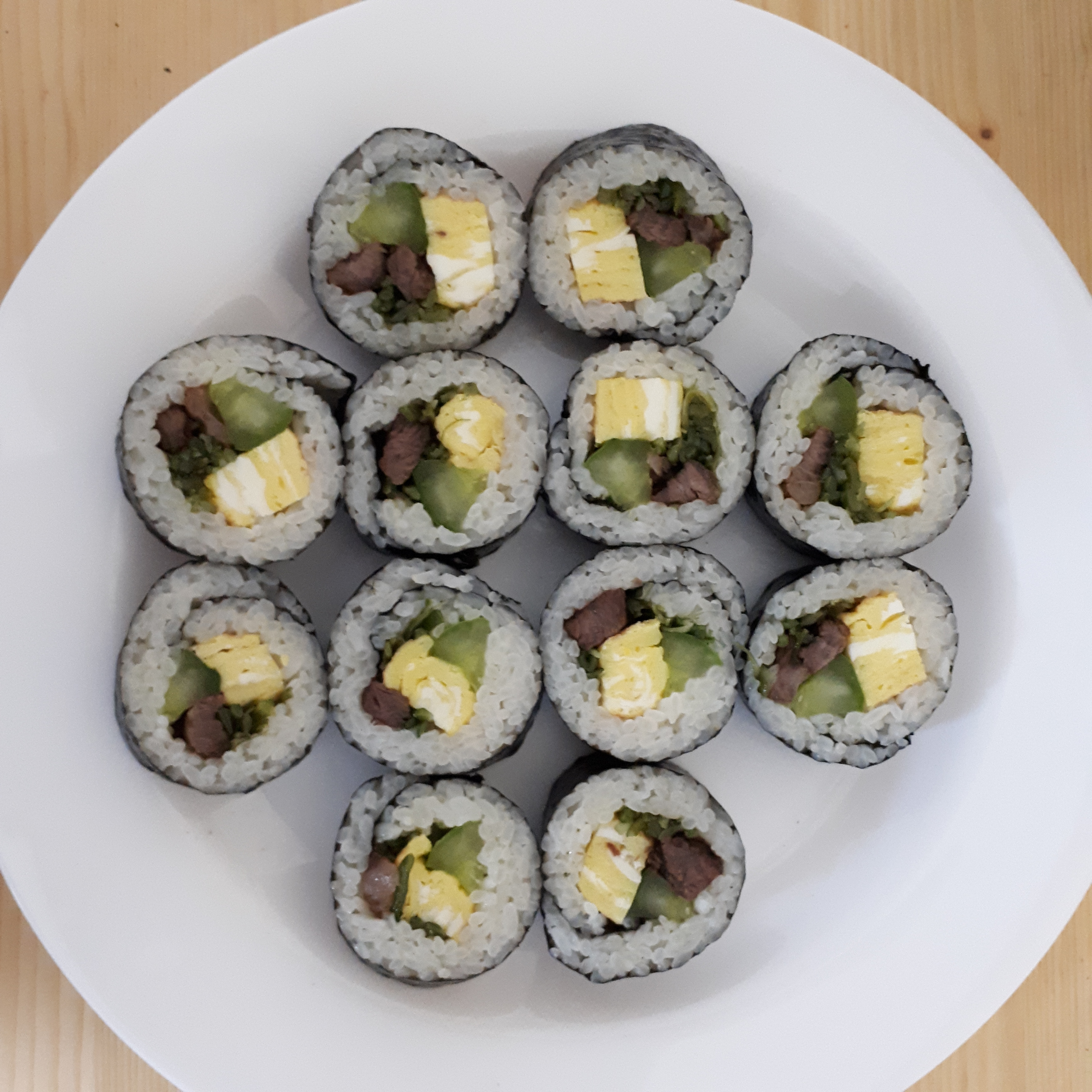 단무지김밥 이미지