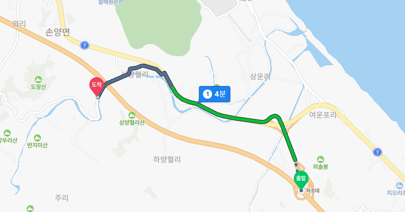 하조대IC 이미지