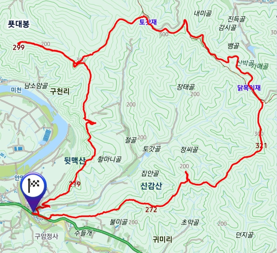 푯대봉 조망 이미지