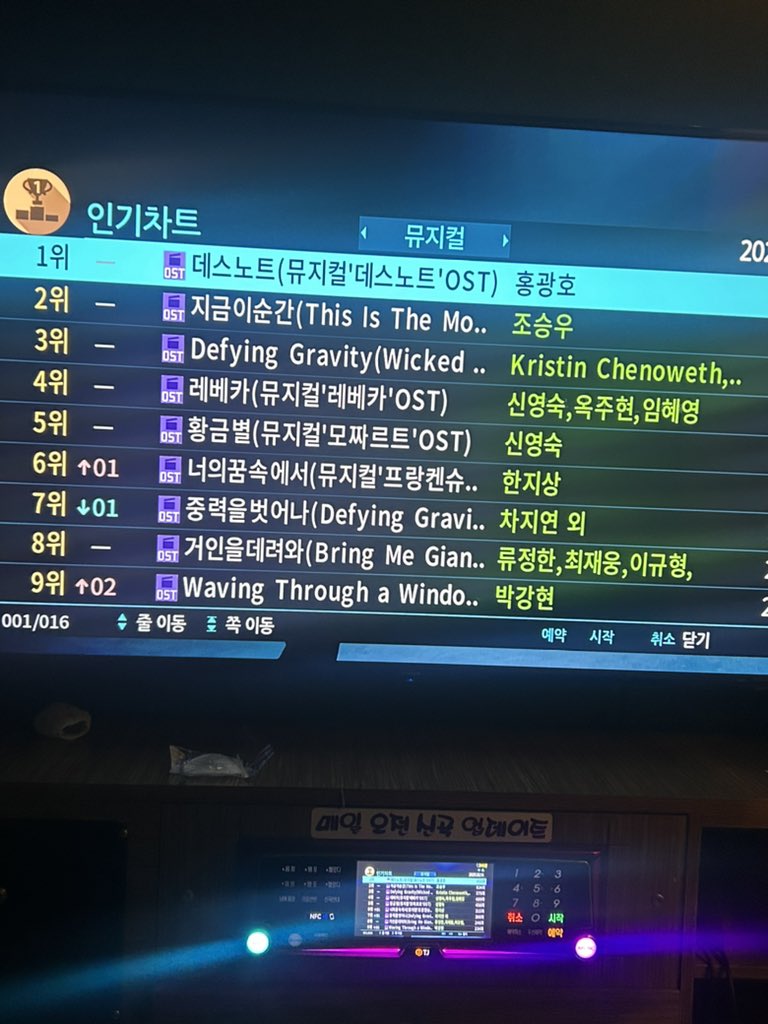 노래방에 뮤지컬 카테고리 생겼다는 소식.x - Soul Lounge - 소울드레서 (SoulDresser) 소울드레서 (SoulDresser)