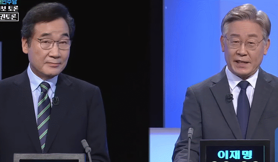 이낙연 : 이재명 후보님이 좋아하는 영화로 기생충 얘기 하셨는데 | 인스티즈