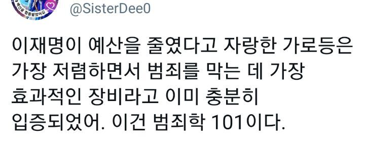 이재명이 예산을 줄였다고 자랑한 가로등은.twt | 인스티즈