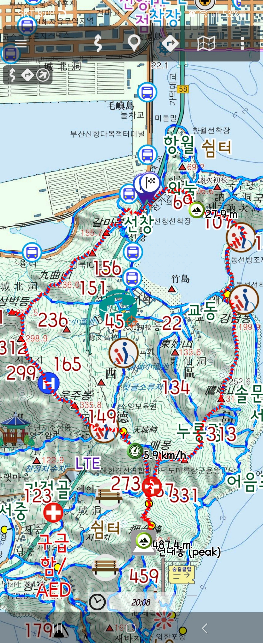 삼박 이미지