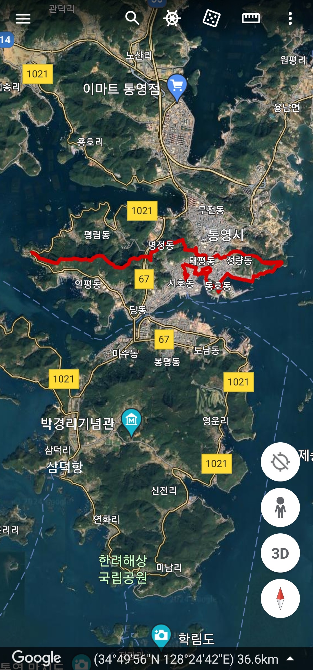 통영명정마루 이미지