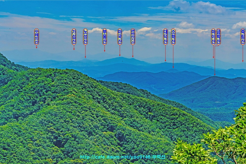 죽림산 정상 이미지