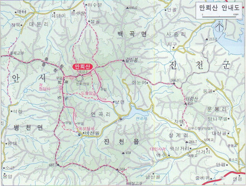 만뢰산 이미지