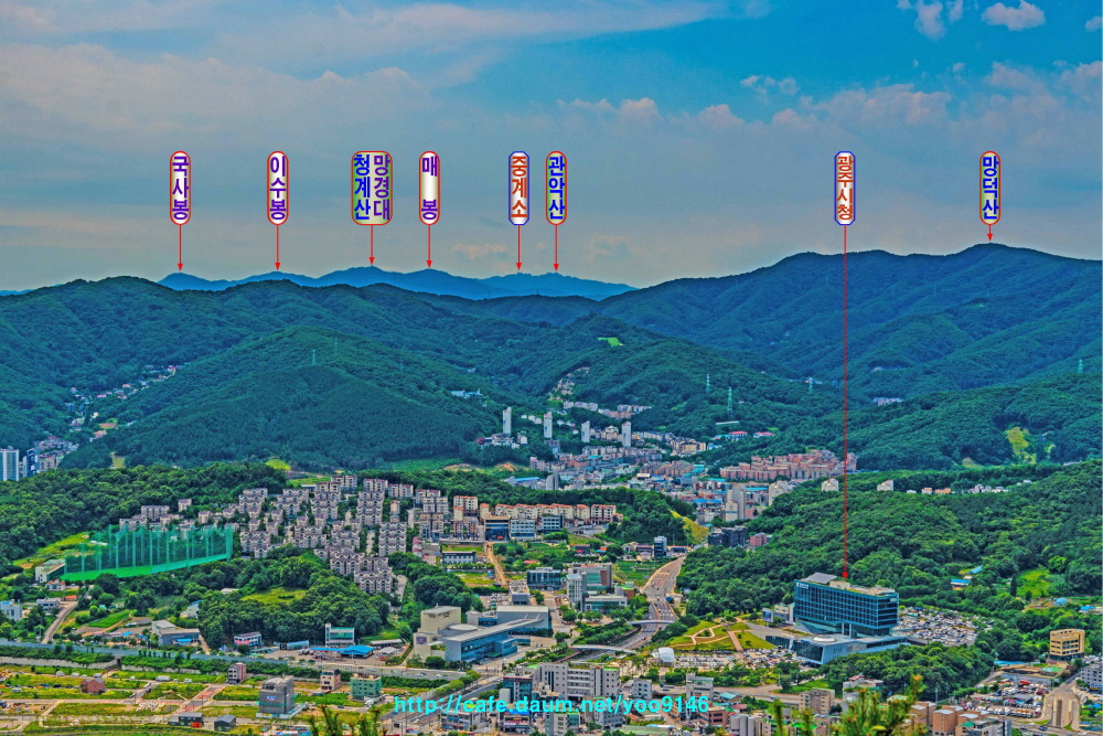 군두레봉 전경 이미지