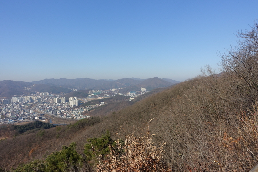 국수봉 정상 이미지