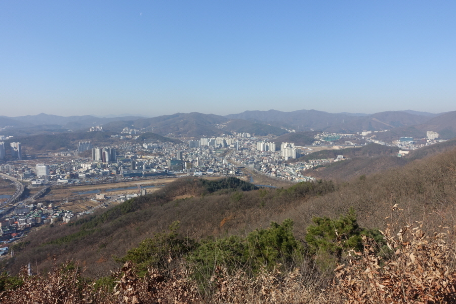 국수봉 정상 이미지