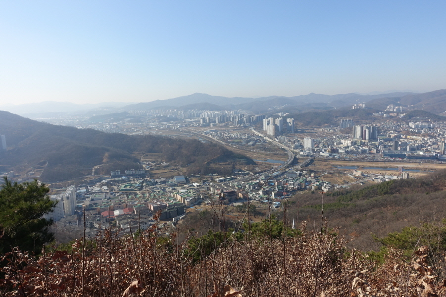 국수봉 정상 이미지