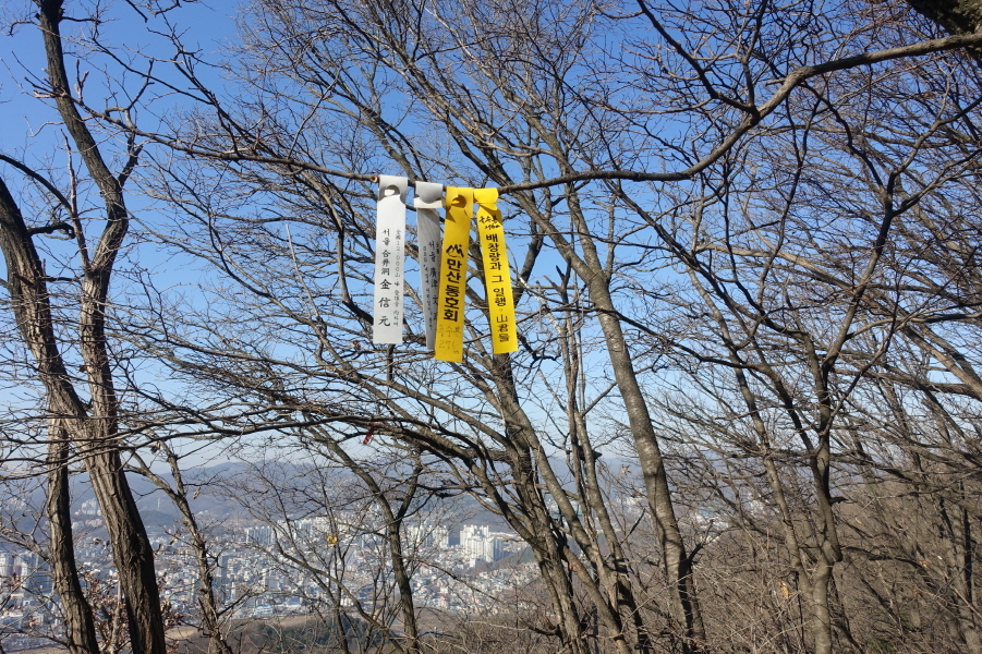 국수봉 정상 이미지