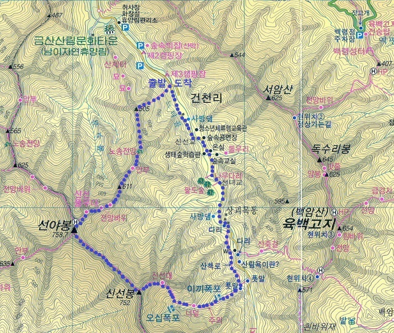 선야봉캠핑장 이미지