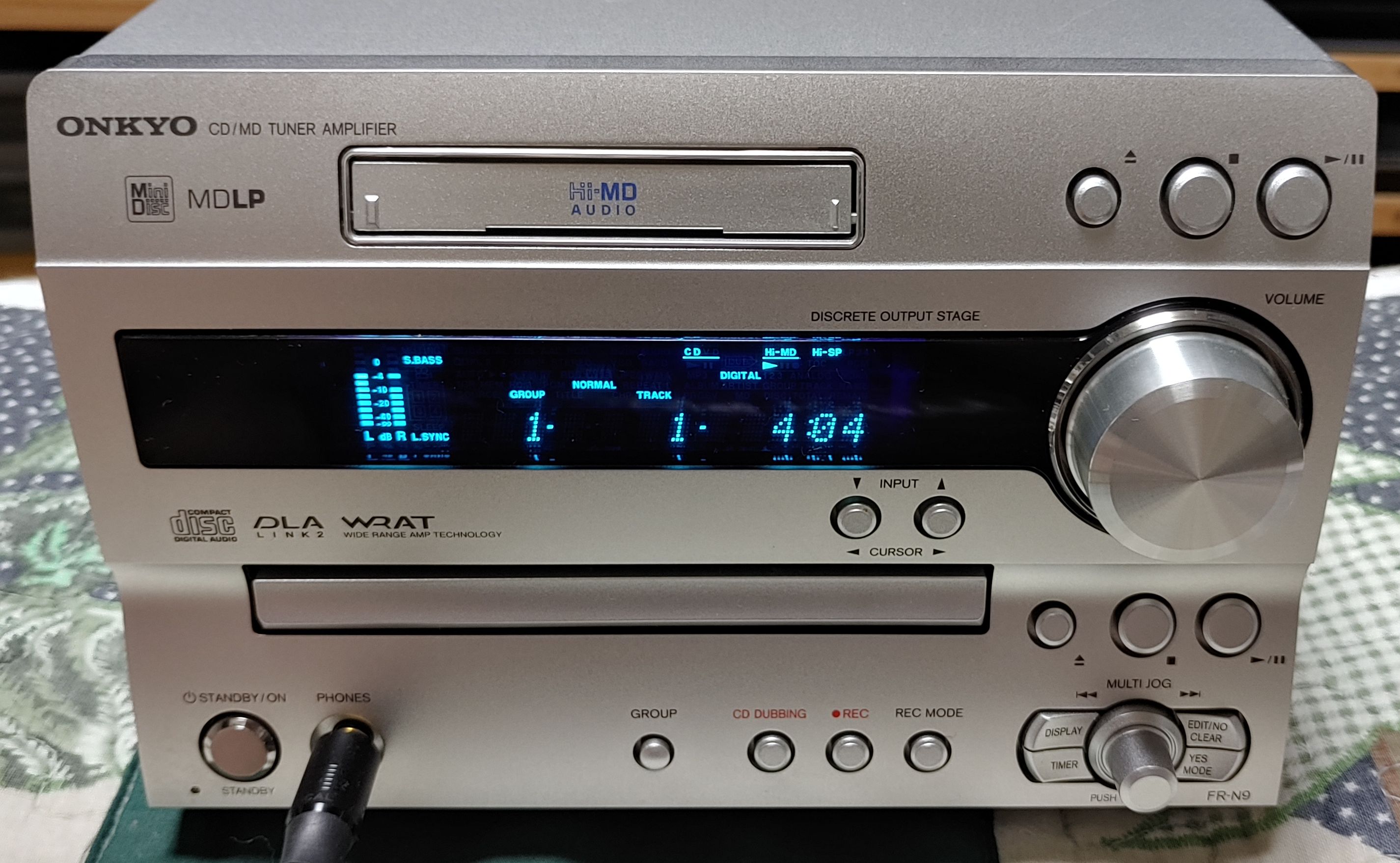 ONKYO FR-N9 CD,Hi-MD,FM/AM　整備済み　リモコン付 ONKYO FR-N9 ONKYO FR-N9 CD,Hi-MD,FM/AM 整備済み リモコン付【公式