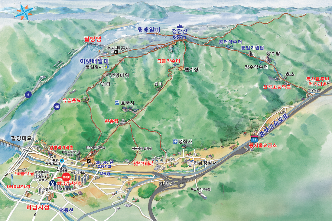 검단산 정상 전망 2 이미지