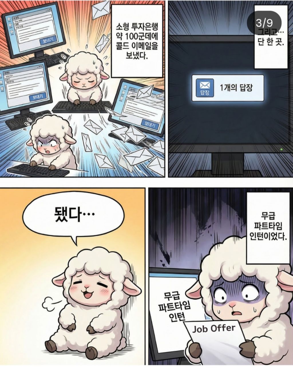 형글이의 도움으로 투자은행 인턴으로 들어간 몽글이 | 인스티즈