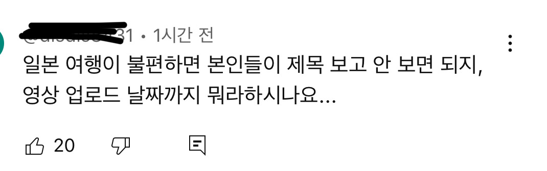 삼일절 3시간전에 일본여행 브이로그올려서 구독자들끼리 싸움난 유튜버 | 인스티즈