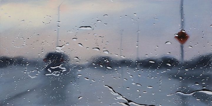 믿을 수 없을 정도로 사실적인 비오는 날 그림 | 인스티즈