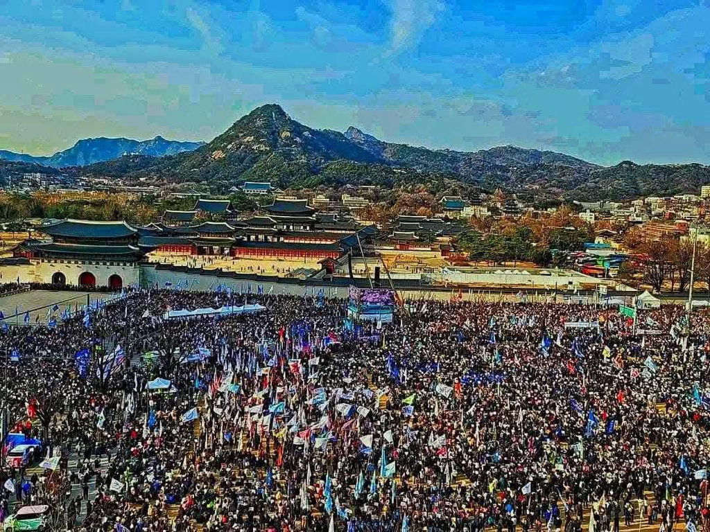 역대급으로 사람 많았던 광화문 윤석열 탄핵찬성집회(3/15) | 인스티즈