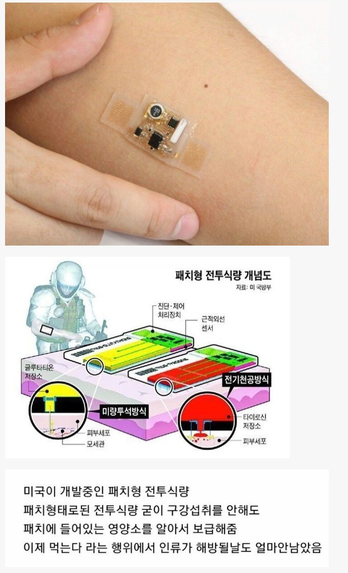 미국에서 개발 중인 차세대 전투식량 | 인스티즈