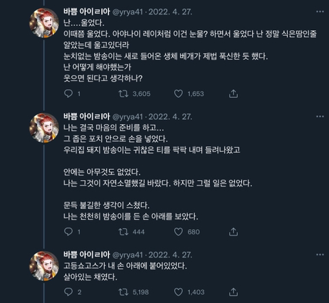 반려도치를 위해 슈퍼밀웜을 주문한 트위터리안 에피소드ㅋㅋㅋㅋㅋ (밀웜사진없음 고슴도치있음🥰) | 인스티즈