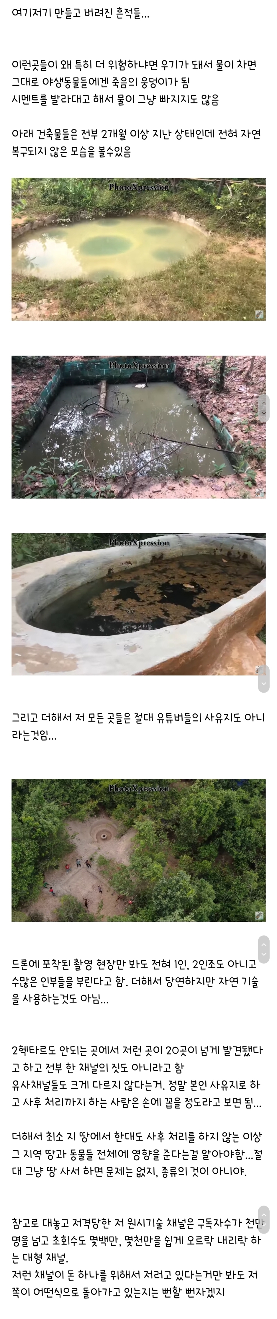 야생에 집짓고 수영장 만드는 원시기술 유튜버들을 봐주면 안되는 이유 | 인스티즈