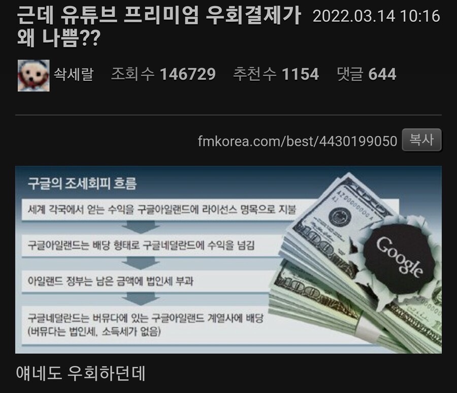 근데 유튜브 프리미엄 우회결제가 왜 나쁨?? | 인스티즈