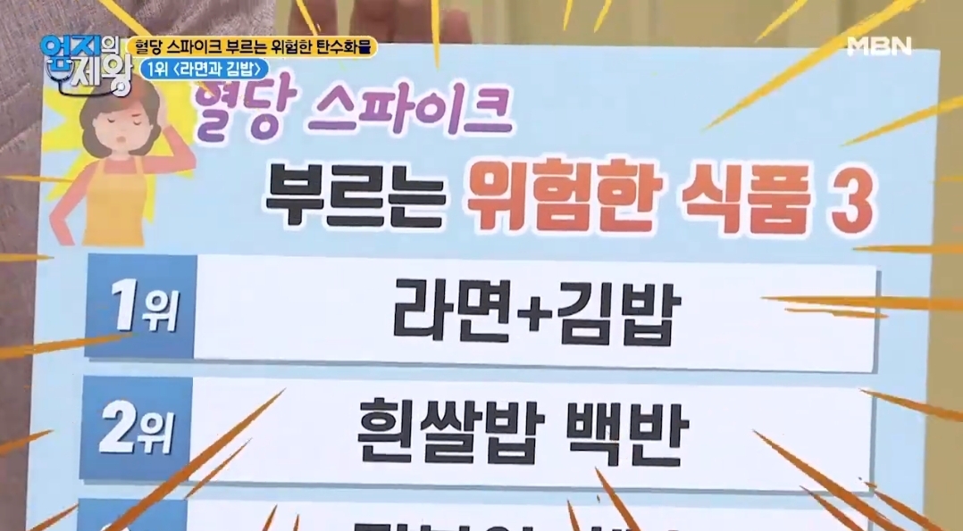 실시간 충격인 혈당스파이크 부르는 음식 top 3 | 인스티즈