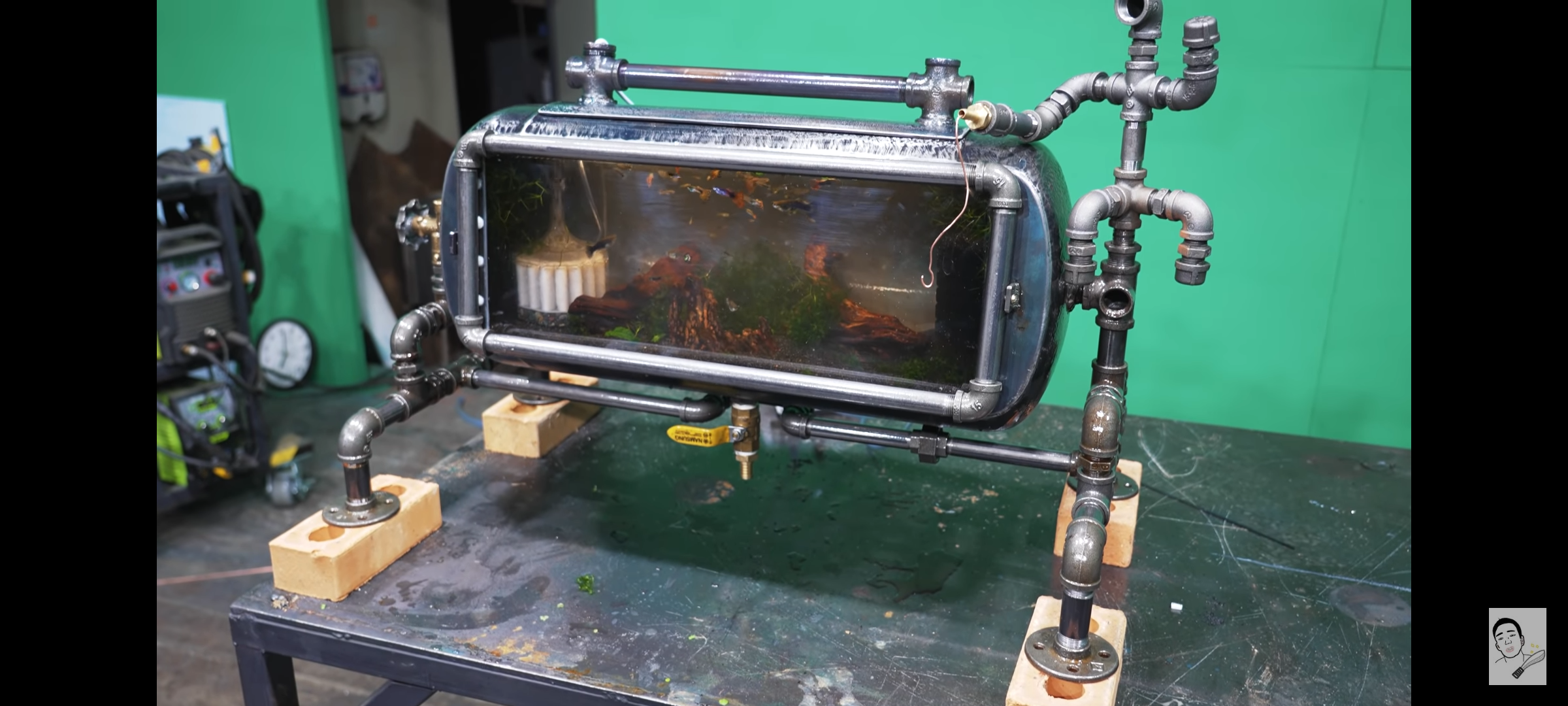 버려진 가스통으로 스팀펑크 어항 만들기 | 인스티즈