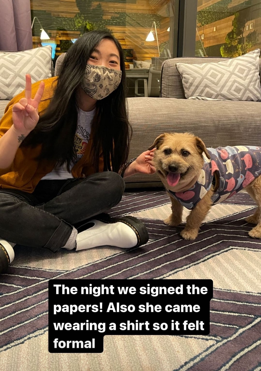 아콰피나가 키우는 한국 유기견 출신 행운이 | 인스티즈