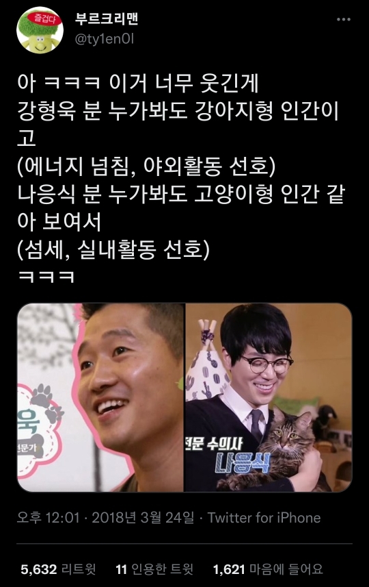 개 전문가와 고양이 전문가 인상 차이 | 인스티즈