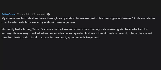 [레딧] 청각장애였다가 소리를 듣게된 사람들아, 소리 안날줄 알았는데 나서 놀랐던 물건이 뭐야? | 인스티즈