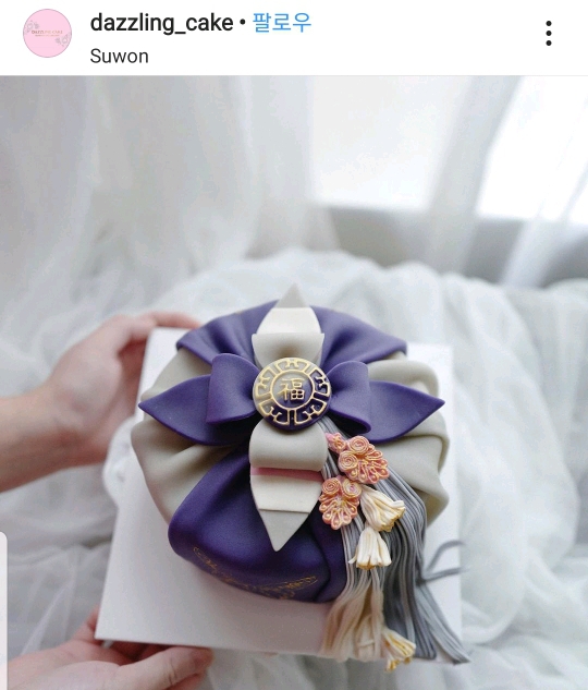 앙금케이크의 새로운 장르 앙금 보자기 케이크!! | 인스티즈