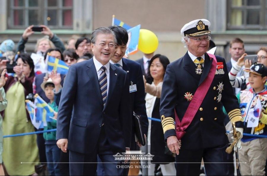 문재인 대통령, 스웨덴 국빈방문 | 인스티즈