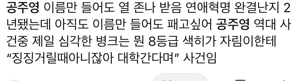 공주영 욕처먹던거 정말웃긴 달글 | 인스티즈