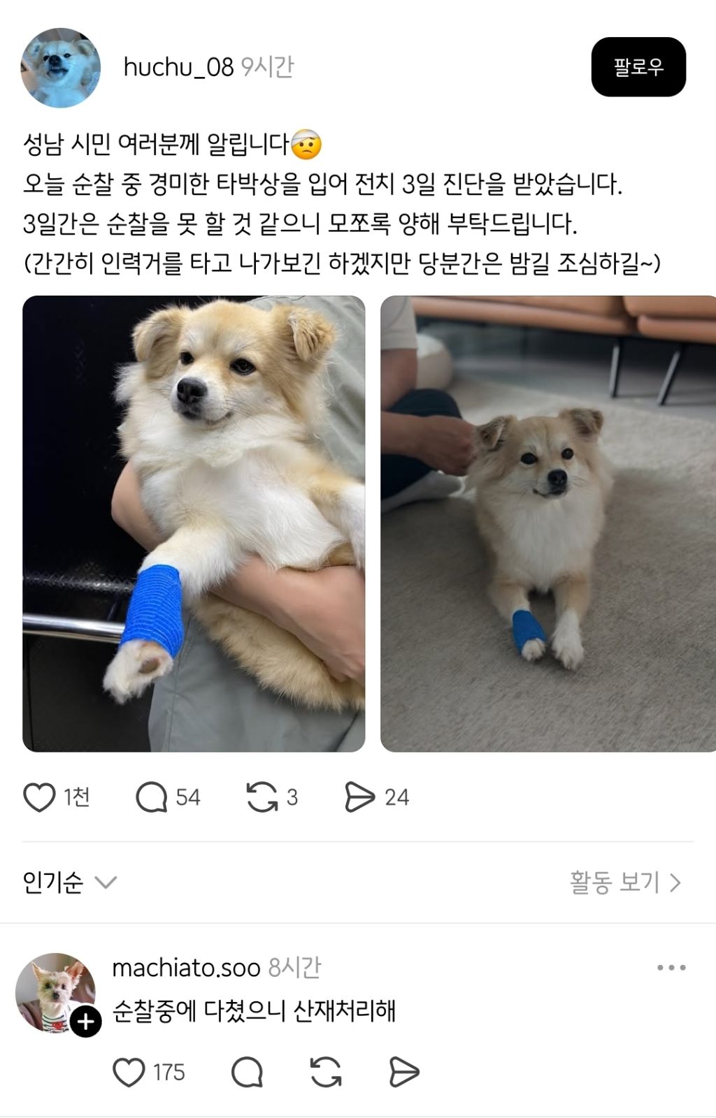 3일간 성남 걱정됩니다 | 인스티즈