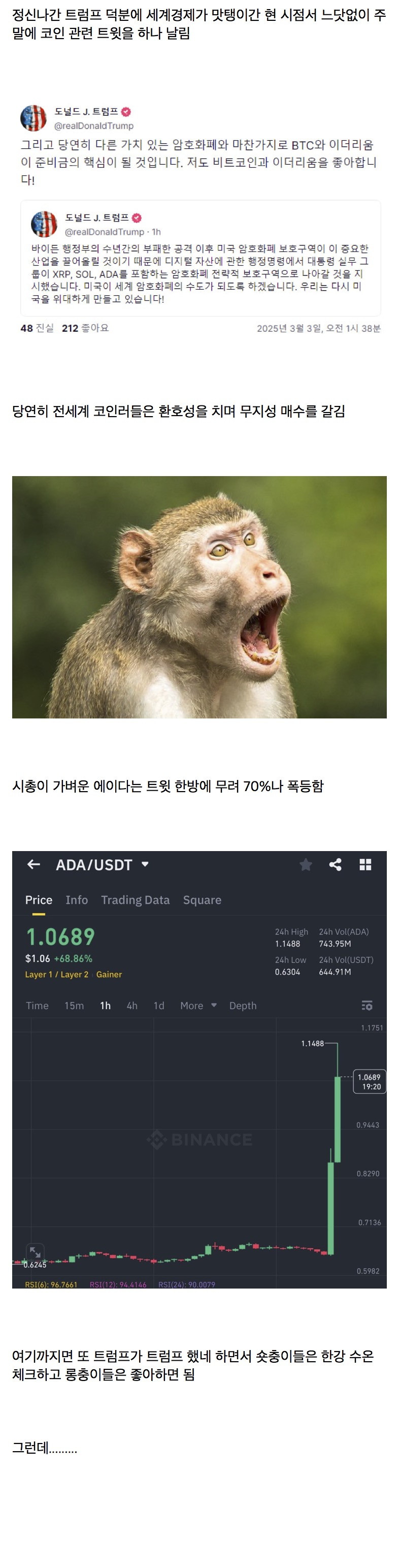 새벽에 폭등한 비트코인이 사기도박판인 이유 - 악플달면 쩌리쩌려버려 - ＊여성시대＊ 차분한 20대들의 알흠다운 공간