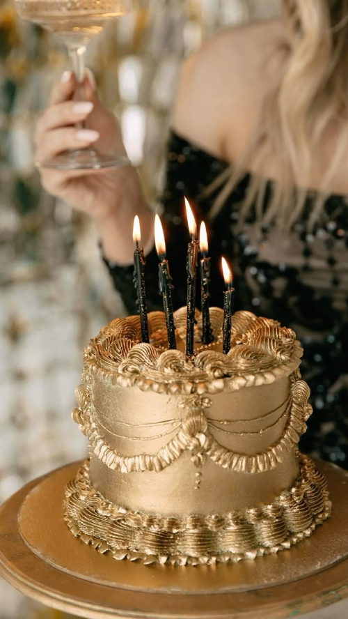 먹으면 펄응가 나올것같은 골드&실버 반짝반짝 펄 케이크들 | 인스티즈