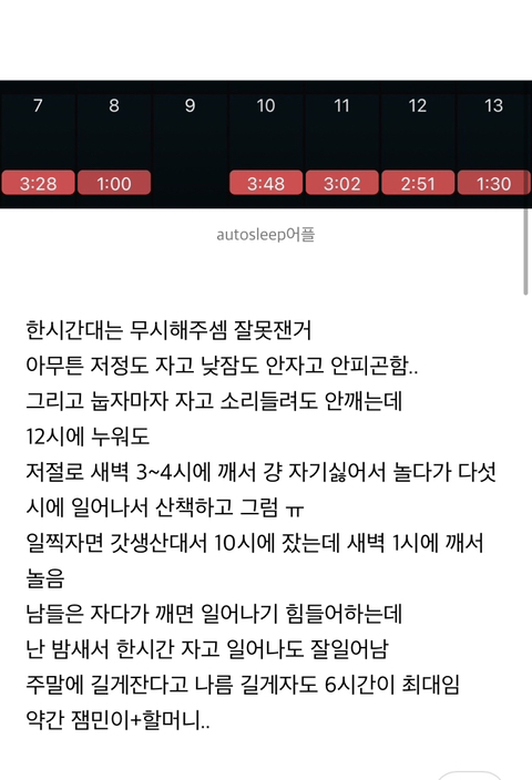 잠 진짜 조금자는 여시 달글 | 인스티즈