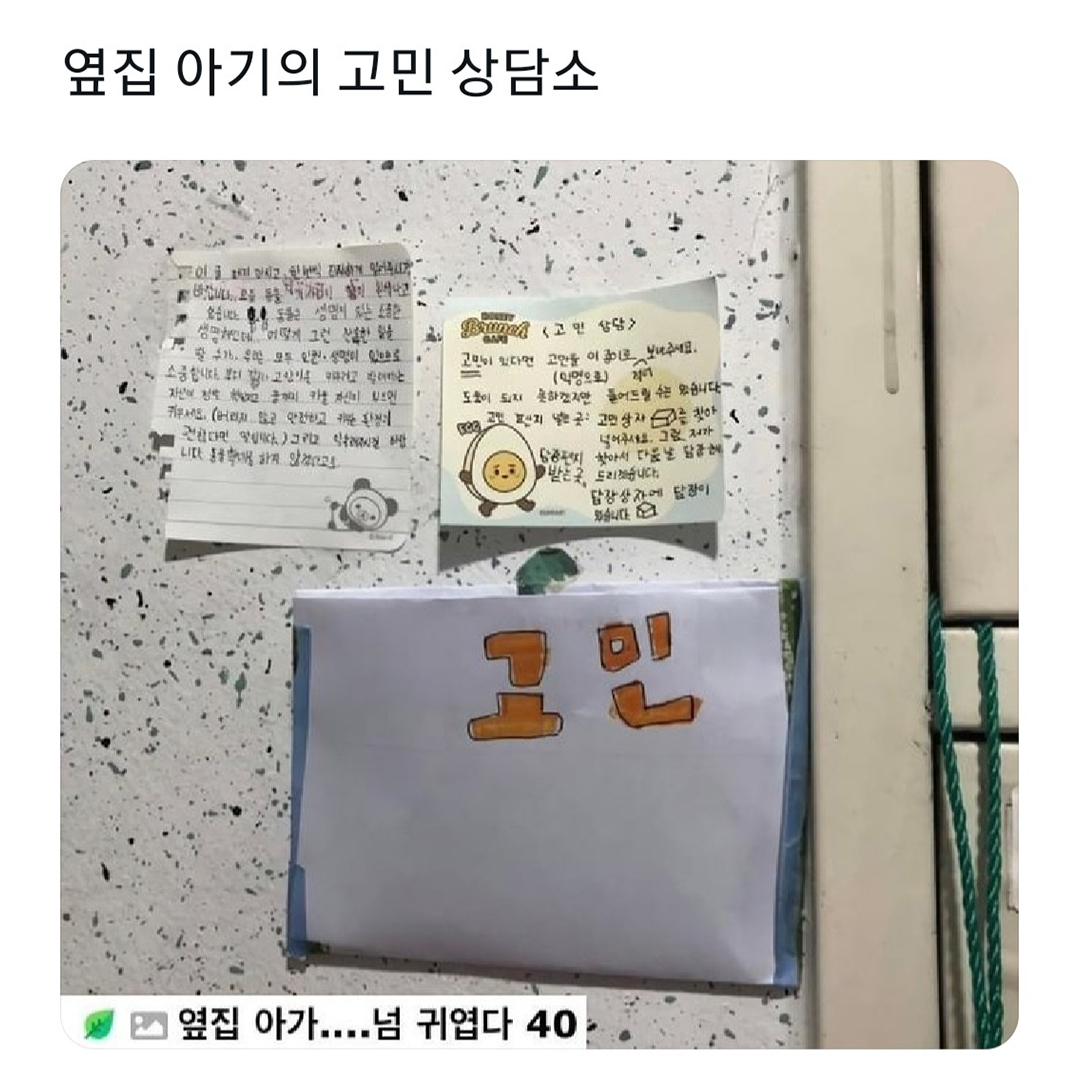 옆집 아기의 고민상담소 | 인스티즈