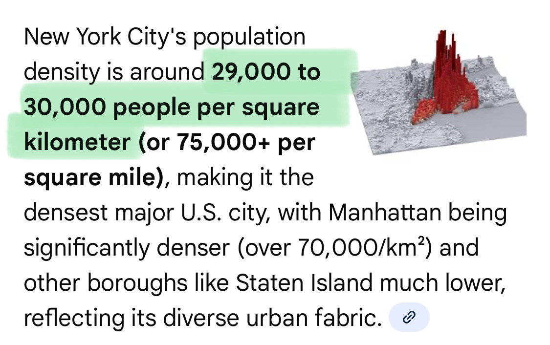 서울과 뉴욕시티의 충격적인 인구밀도 비교 | 인스티즈