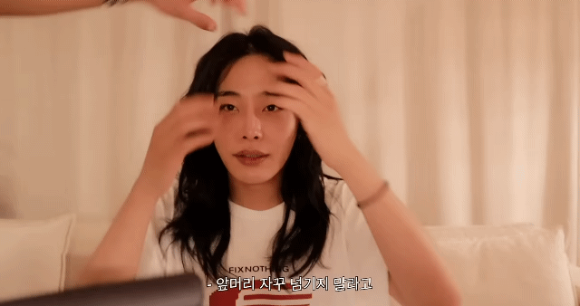 일주일 간 장발로 머리 붙이기 챌린지 한 남자 유투버(+두 번째 도전) | 인스티즈