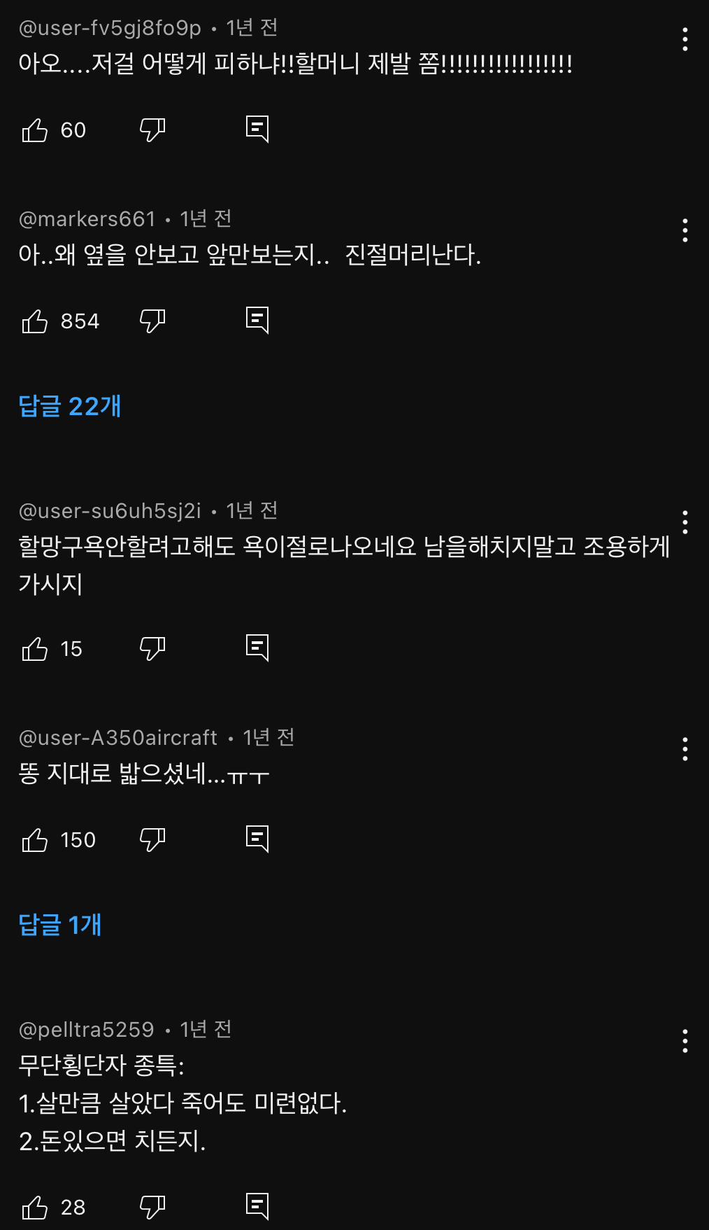 어르신 어쩌려고 이런데서 무단횡단을 하시냐고요 | 인스티즈