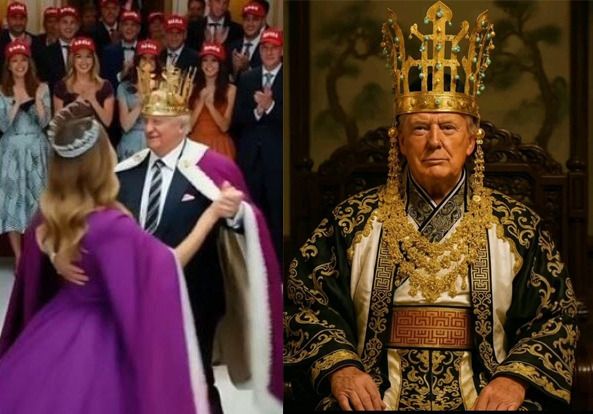 "한국인들 영리하게 판 짰다"…쏟아지는 '신라금관' 트럼프 밈[영상] | 인스티즈